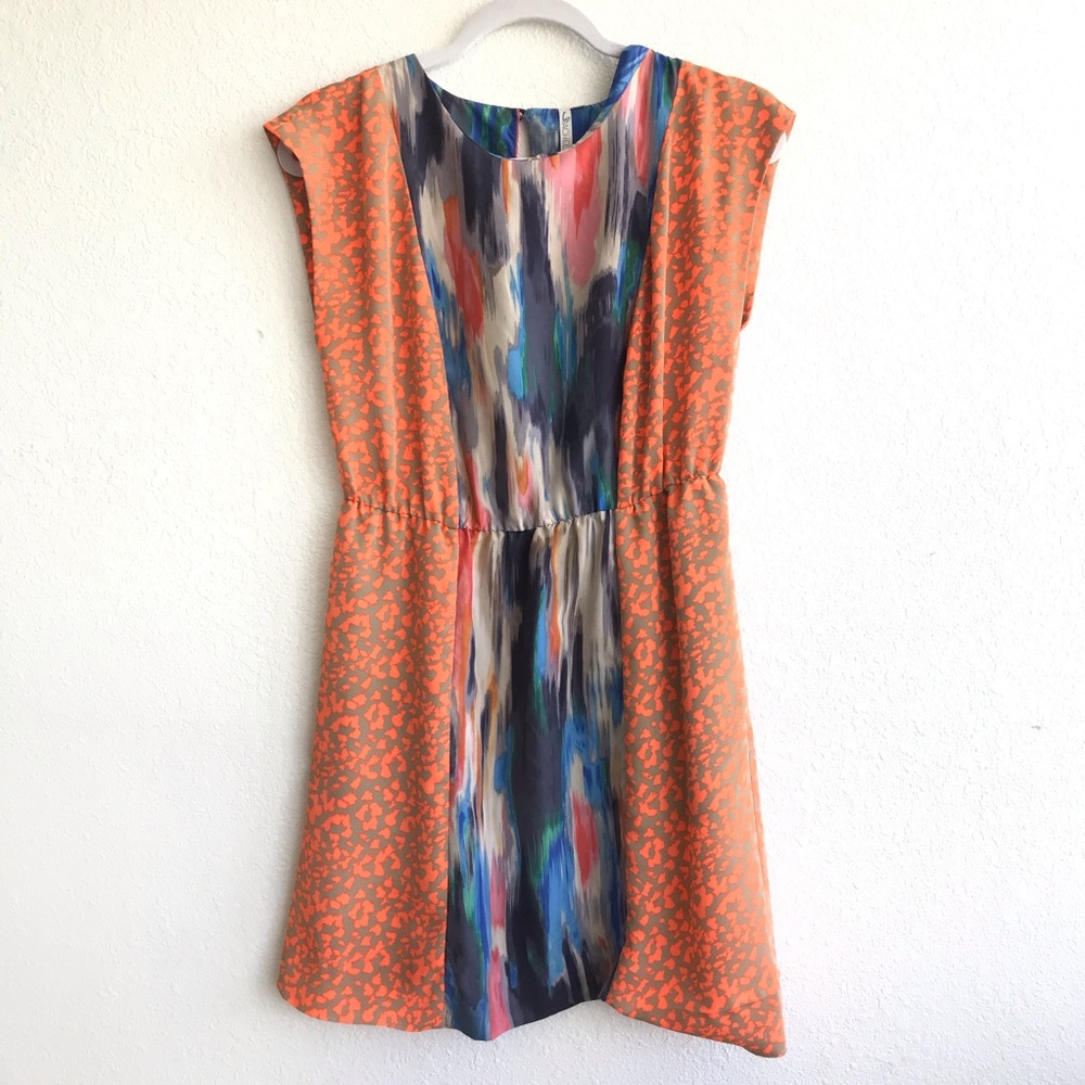 RACHEL ROY Silk Shift Mini Dress